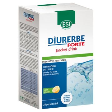 Esi diurerbe forte pocket drink limone 24 x 20 ml