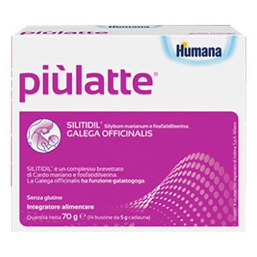 Piulatte humana 14 buste