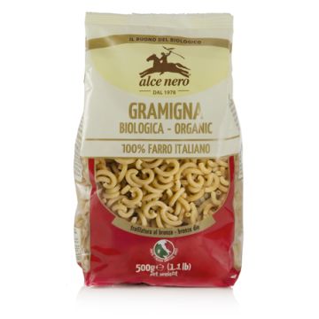 Gramigna 100% sfarinato di farro bio 500 g