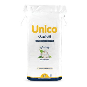 Unico quadrotti 100% cotone 60 pezzi