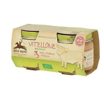 Omogeneizzato di vitellone baby food bio 2 x 80 g