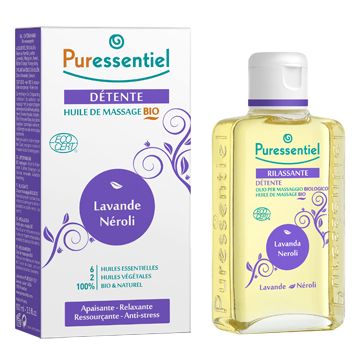 Puressentiel olio massaggio bio rilassante