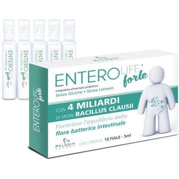 Enterolife forte 4 miliardi 10 fiale da 5 ml