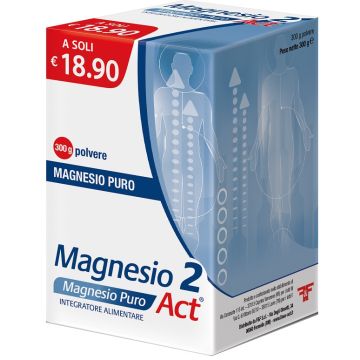 Magnesio 2 act puro polvere 300 g