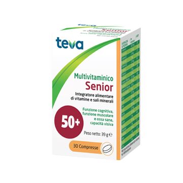 Multivitaminico senior teva 30 compresse 39 g