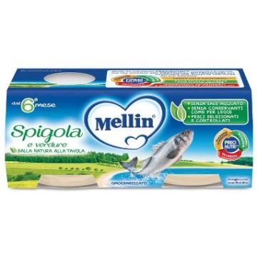 Mellin omog spigola 2 x 80 g