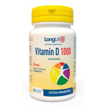Longlife vitamina d3 1000ui 60 compresse