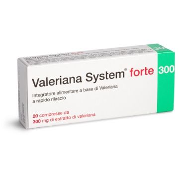 Valeriana system forte 20 compresse