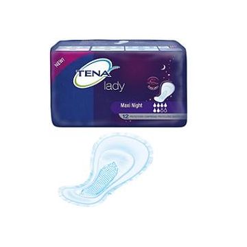 Pannolone sagomato tena discreet maxi night 12 pezzi