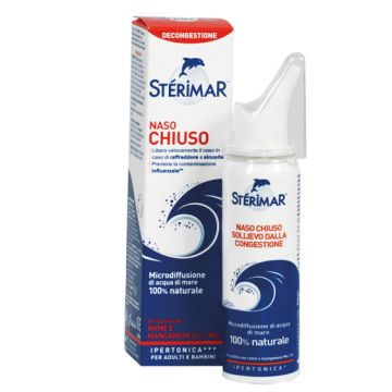 Sterimar ipertonico cu/mc naso chiuso spray 50 ml