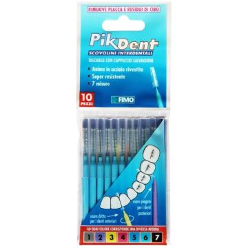 Pikdent scovolino 5 0,8mm azzurro 10pz