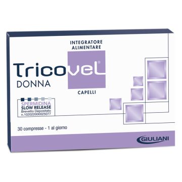 Tricovel donna integratore alimentare con nutrienti specifici per capelli 30 compresse
