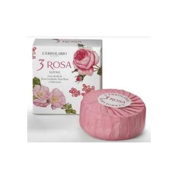 3 rosa sapone 100 g