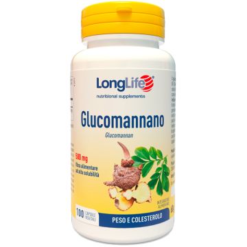 Longlife glucomannano 100 capsule vegetali