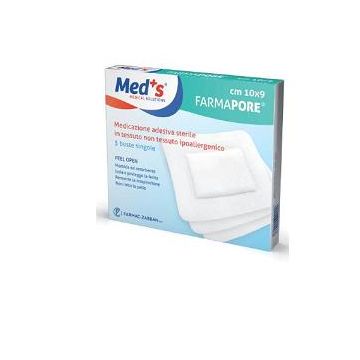 Meds pore medicazione adesiva 10x15 cm 5 pezzi
