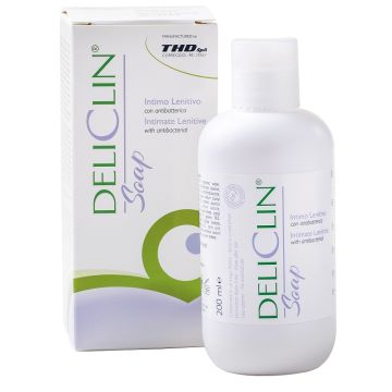 Deliclin soap detergente intimo lenitivo con antibatterico 200 ml