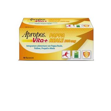 Apropos vita+ pappa reale 500 mg 10 flaconcini 10 ml