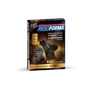 Pesoforma barretta double dark 6 pasti 12 x 31 g