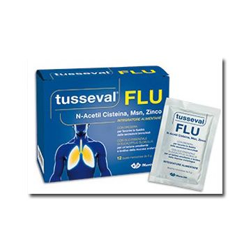 Tusseval flu 12 bustine solubili 60 g