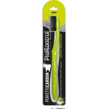 Plakkontrol perfetto carbon spazzolino manuale blister 1 pezzo