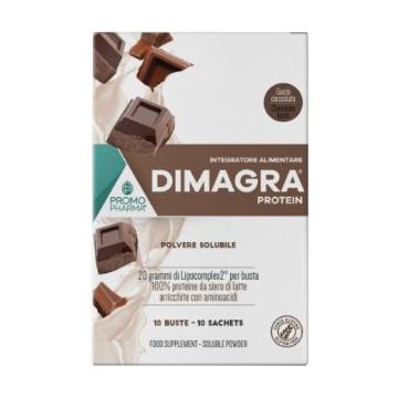 Dimagra protein cioccolato 10 buste