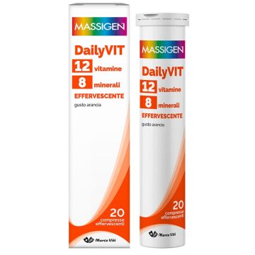 Dailyvit+ 12 vitamine 8 minerali effervescente 20 compresse