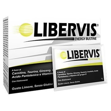 Libervis energy limone 20 bustine 4 g