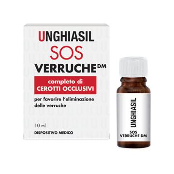 Dispositivo medico per verruche in flacone con pennellino 10 ml + 9 cerotti copriverruca