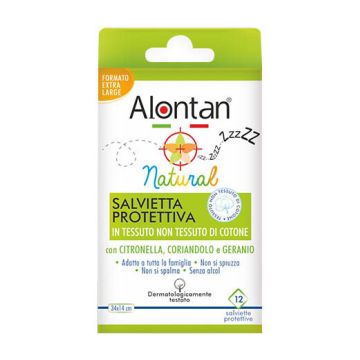 Alontan natural salvietta monouso 12 pezzi