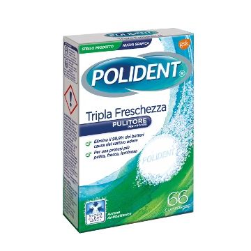Polident tripla freschezza 66 compresse