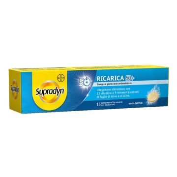 Supradyn ricarica 50+ 15 compresse effervescenti