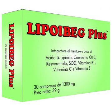 Lipoibeg plus 30 compresse da 1300 mg