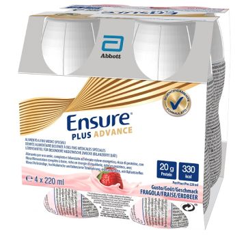 Ensure plus advance fragola 4 bottiglie da 220 ml