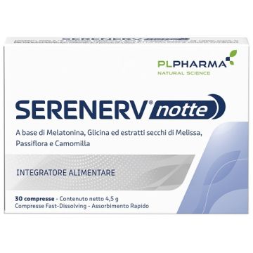 Serenerv notte 40 compresse 0,8 mg