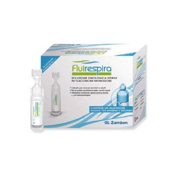 Fluirespira soluzione fisiologica sterile 30 flaconcini monodose da 5ml