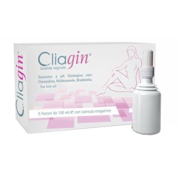 Lavanda vaginale cliagin 150ml 5 pezzi