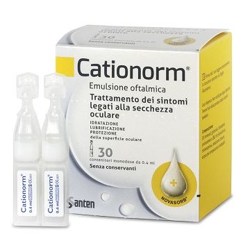 Cationorm gocce 30 fiale monodose da 0,4 ml