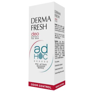 Dermafresh deo spray no gas ad hoc odor control deodorante 100 ml