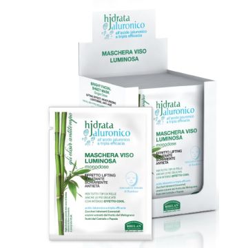 Hjdrata jaluronico maschera viso luminosa monodose 15 ml