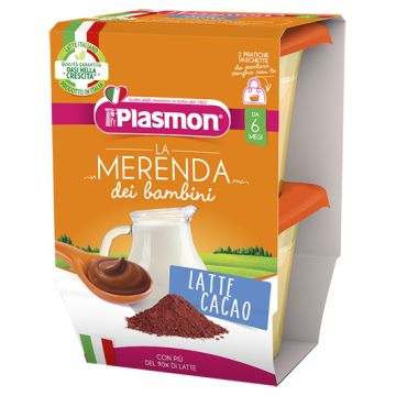 Plasmon la merenda dei bambini merende latte cacao asettico 2 x 120 g