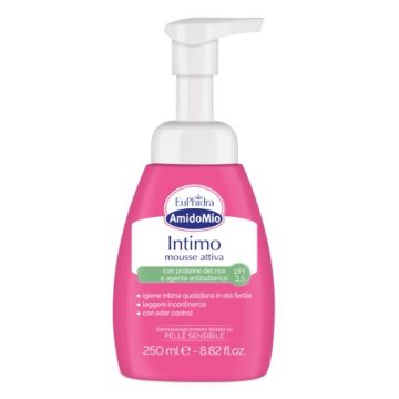 Euphidra amidomio intimo mousse attiva ph 3,5 250 ml