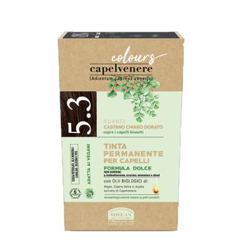 Capelvenere colours tinta capelli 5,3n castano chiaro dorato