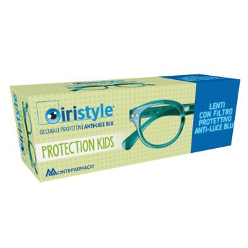 Occhiale da lettura premontato iristyle protection kids green