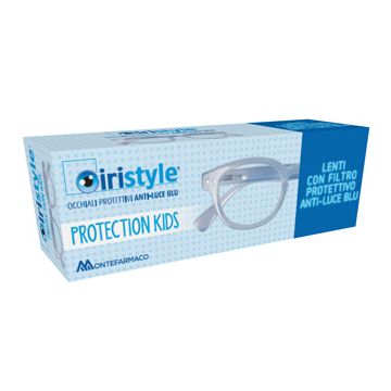 Occhiale da lettura premontato iristyle protection kids light blu