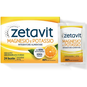 Zetavit magnesio potassio 24 bustine da 4 g