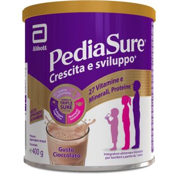 Pediasure crescita&sviluppo rinforza cioccolato 400 g