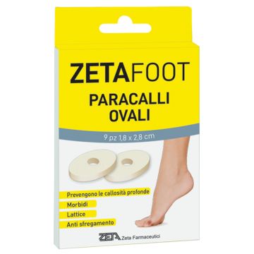 Zetafoot paracallo ovale lattice 9 pezzi