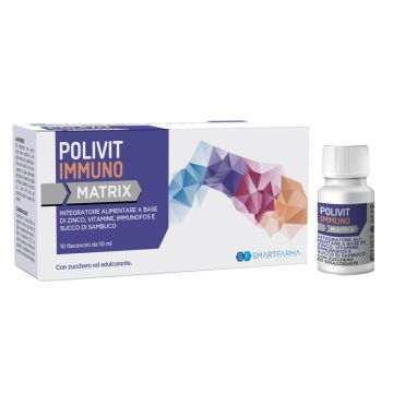 Polivit immuno matrix 10 flaconcini da 10 ml