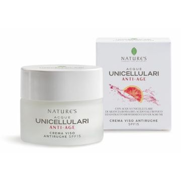 Nature's acque unicellulari crema viso antirughe spf15 50 ml