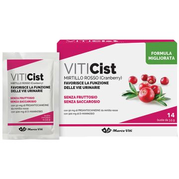 Viticist mirtillo senza fruttosio 14 bustine